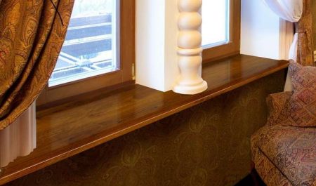 Глянцевые подоконники — красиво, комфортно, практично