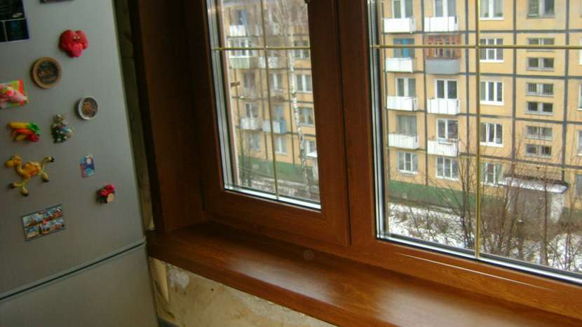 ПВХ окна с раскладкой в квартире