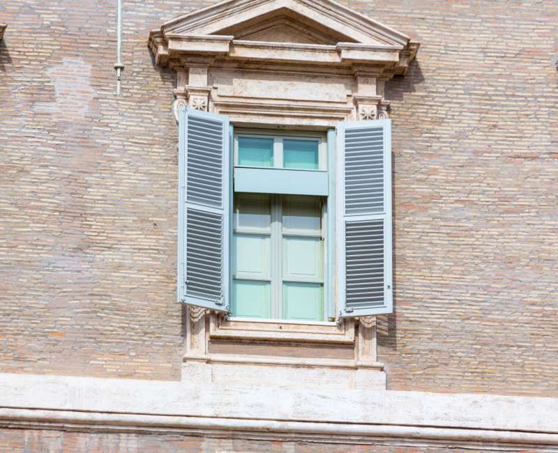 The papal window (Vatican City)